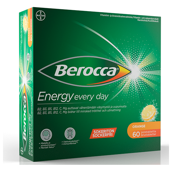BEROCCA ENERGY ORANGE, 60 poretabl.