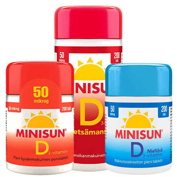 MINISUN D3 50 mcg 200 tabl.