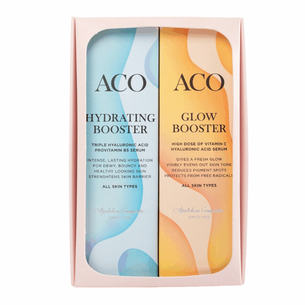 ACO Hydrating Booster Glow Booster ja ACO Hydrating Booster