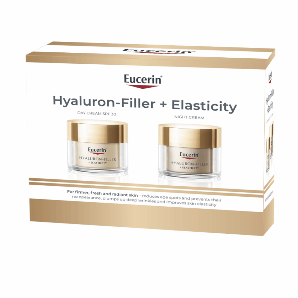 Eucerin Hyaluron-Filler + Elasticity Day & Night Cream Gift Pack 2 x 50 ml