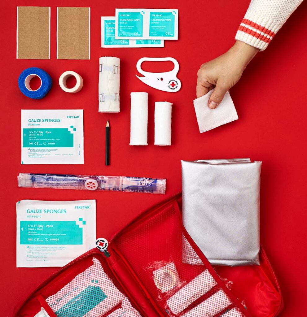 Ensiapulaukun sisältö