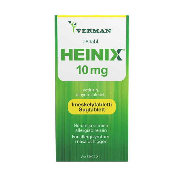 Heinix 10mg 2 imeskelytabl.